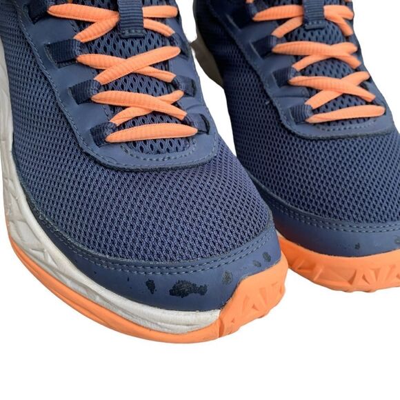 Under Armour Youth Utility Blue Orange Jet Basketball Shoes Sneakers Size 6 - Picture 10 of 14